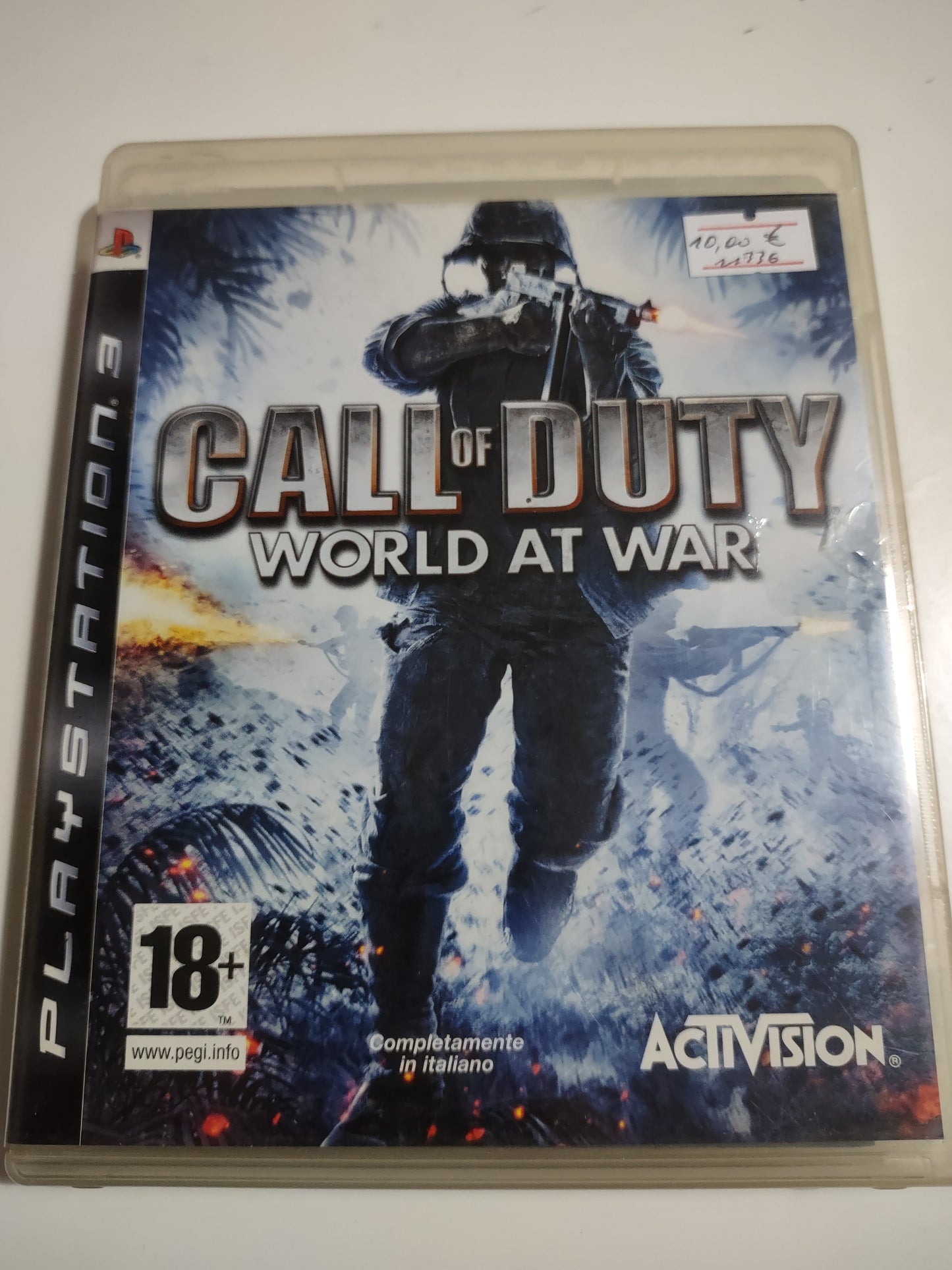 Gioco playstation 3 ps3 call of duty world at war