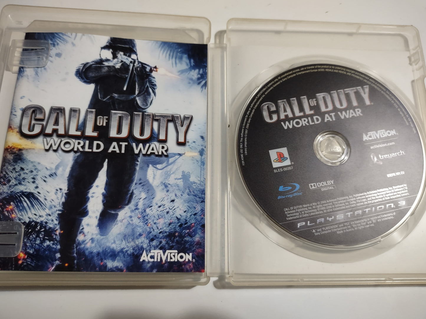 Gioco playstation 3 ps3 call of duty world at war