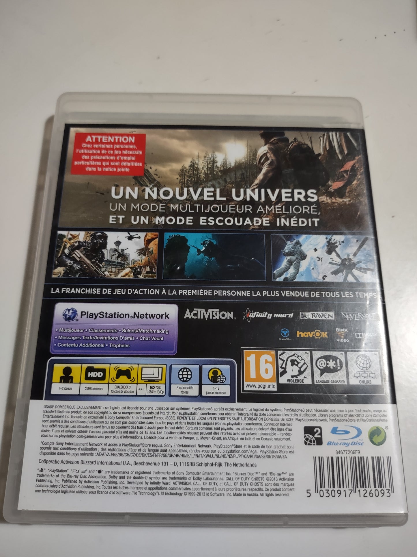 Gioco playstation 3 ps3 call of duty Ghost