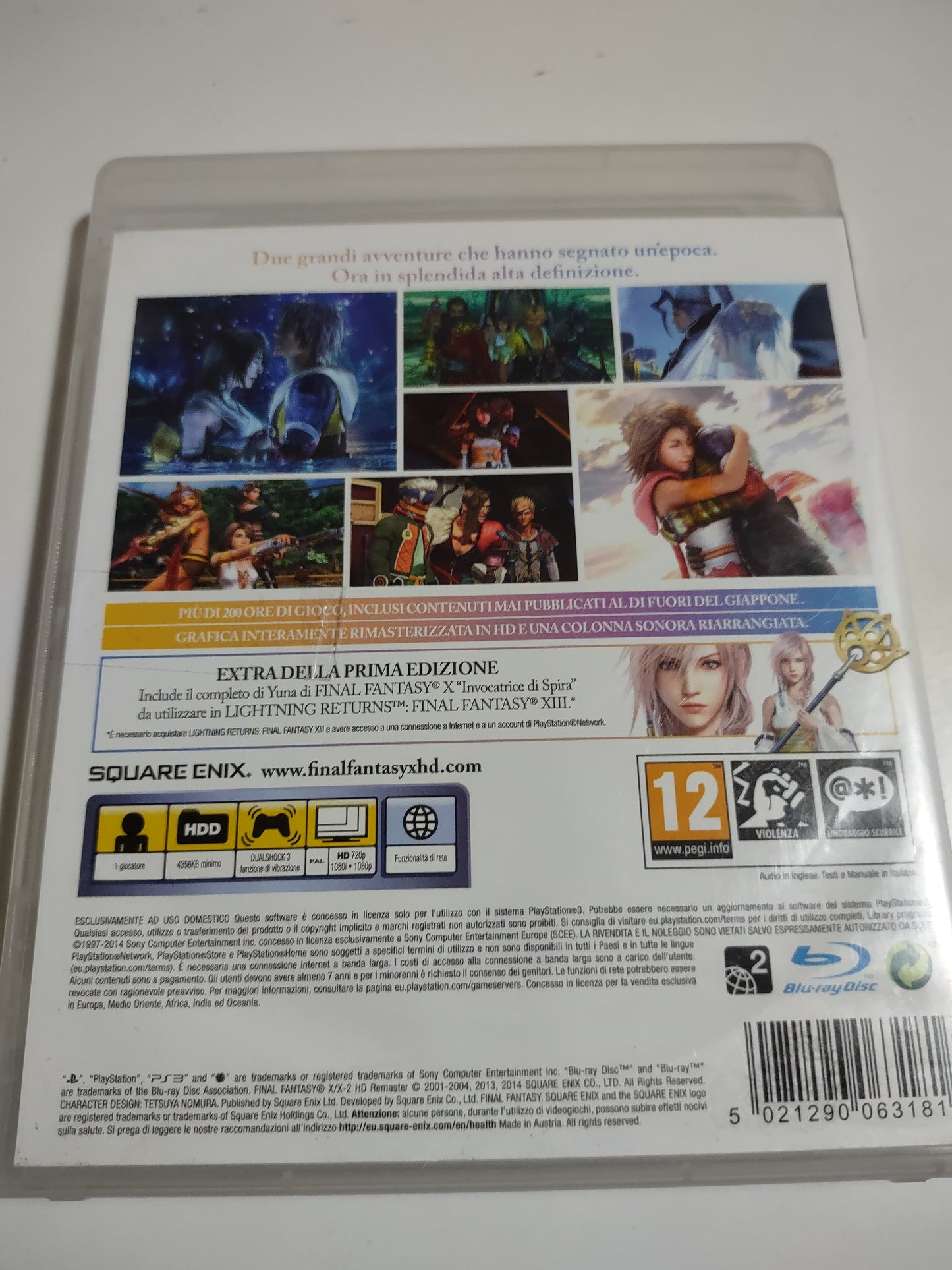 Gioco playstation 3 ps3 final fantasy x x-2