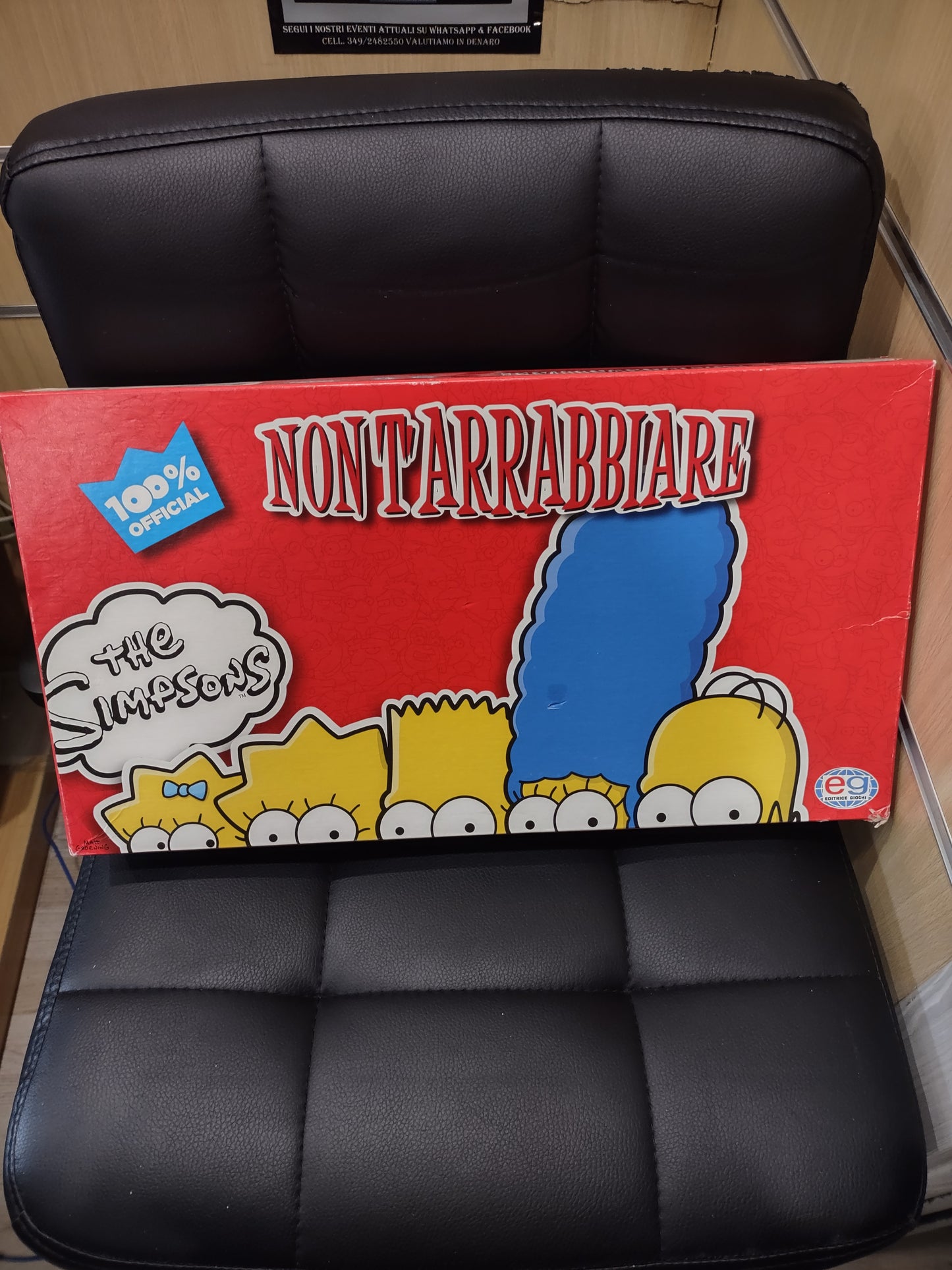 Gioco da tavolo non ti arrabbiare the Simpsons Fox