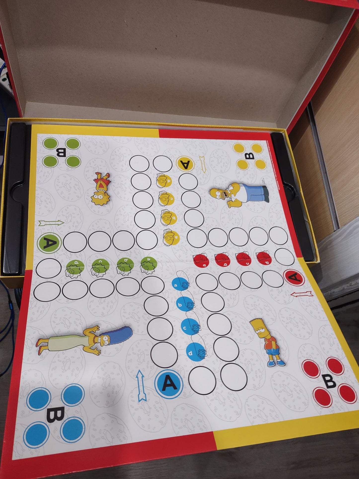 Gioco da tavolo non ti arrabbiare the Simpsons Fox