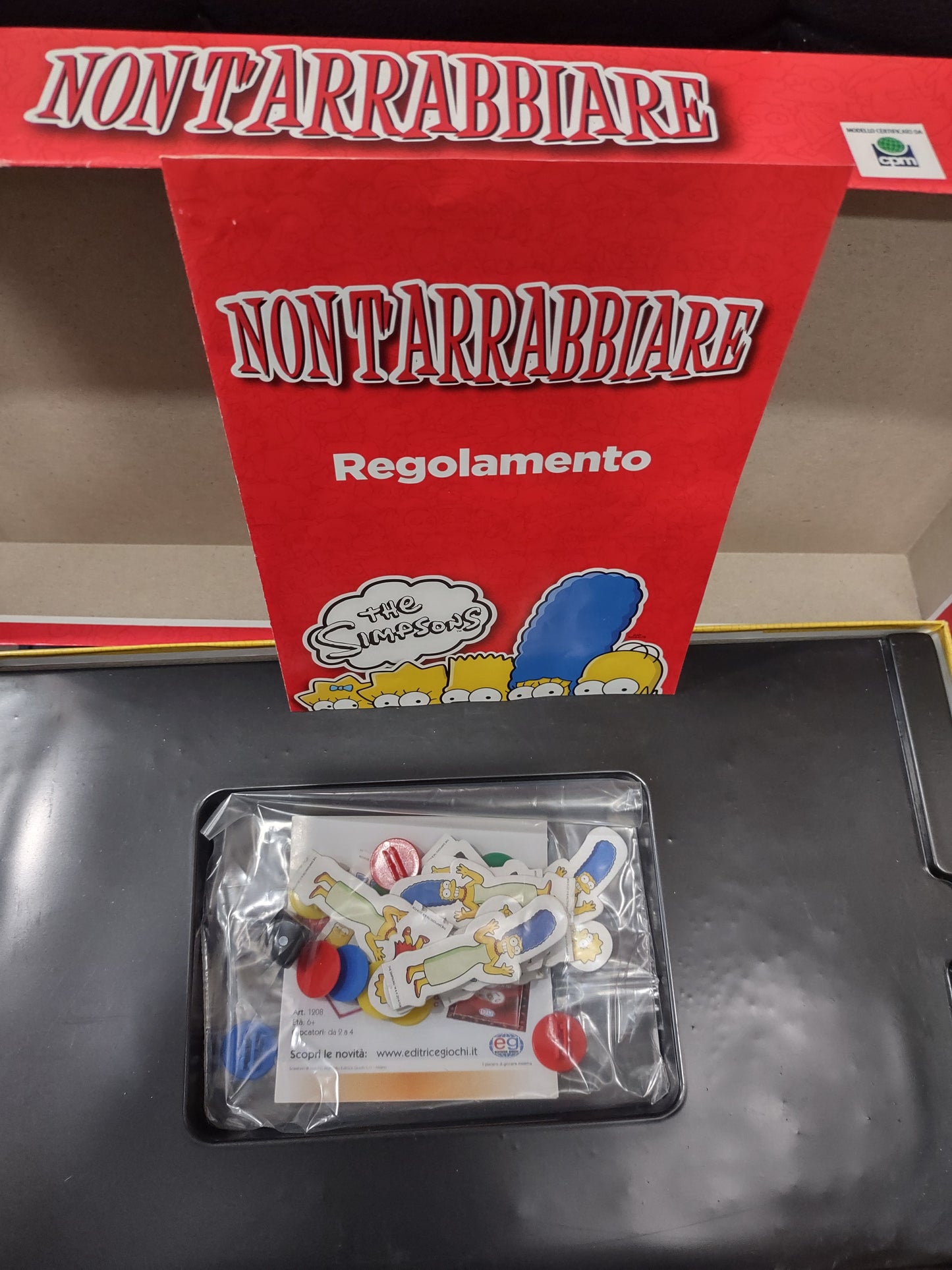 Gioco da tavolo non ti arrabbiare the Simpsons Fox