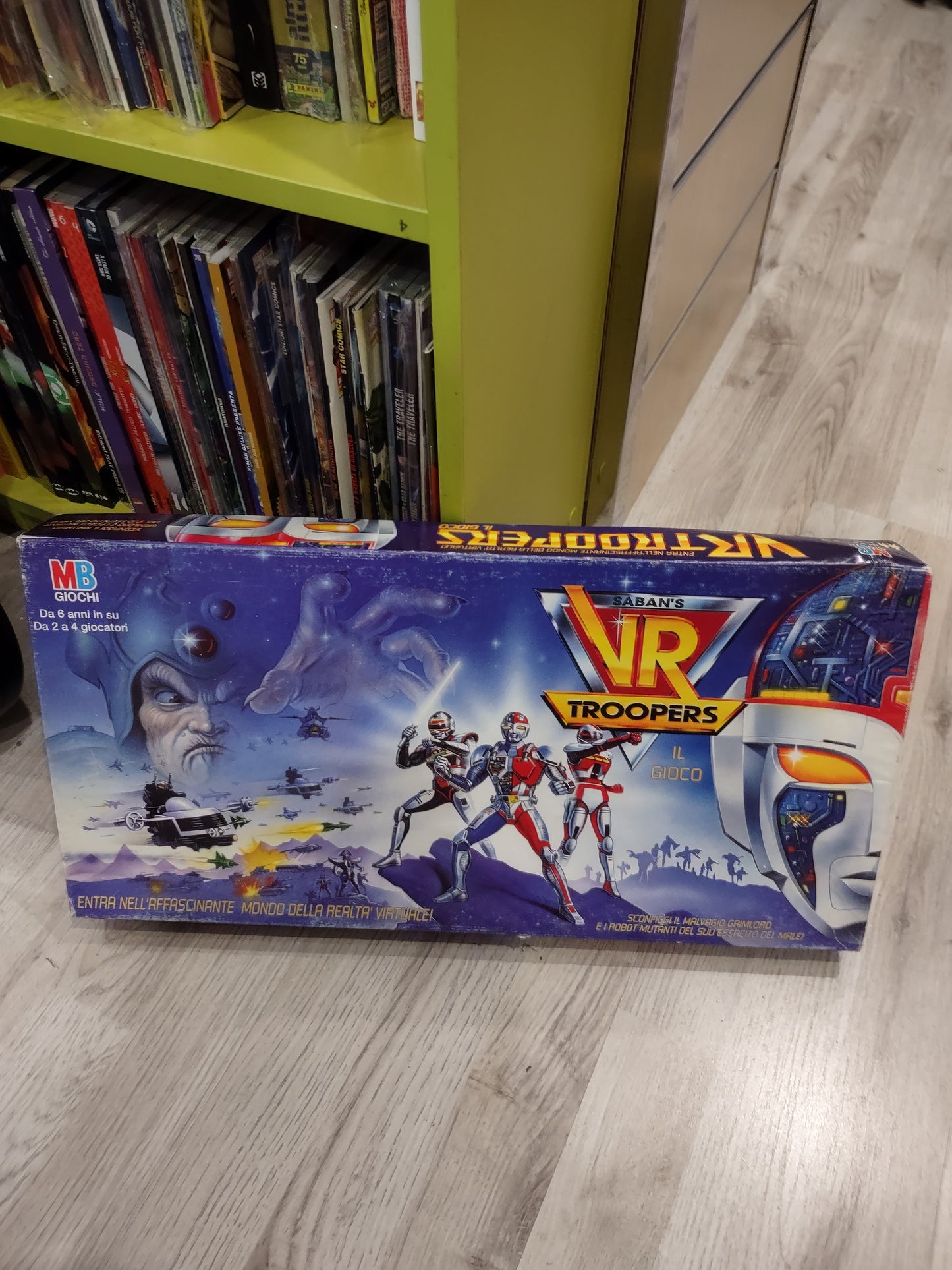 Gioco da tavolo saban's VR troopers mb giochi vintage