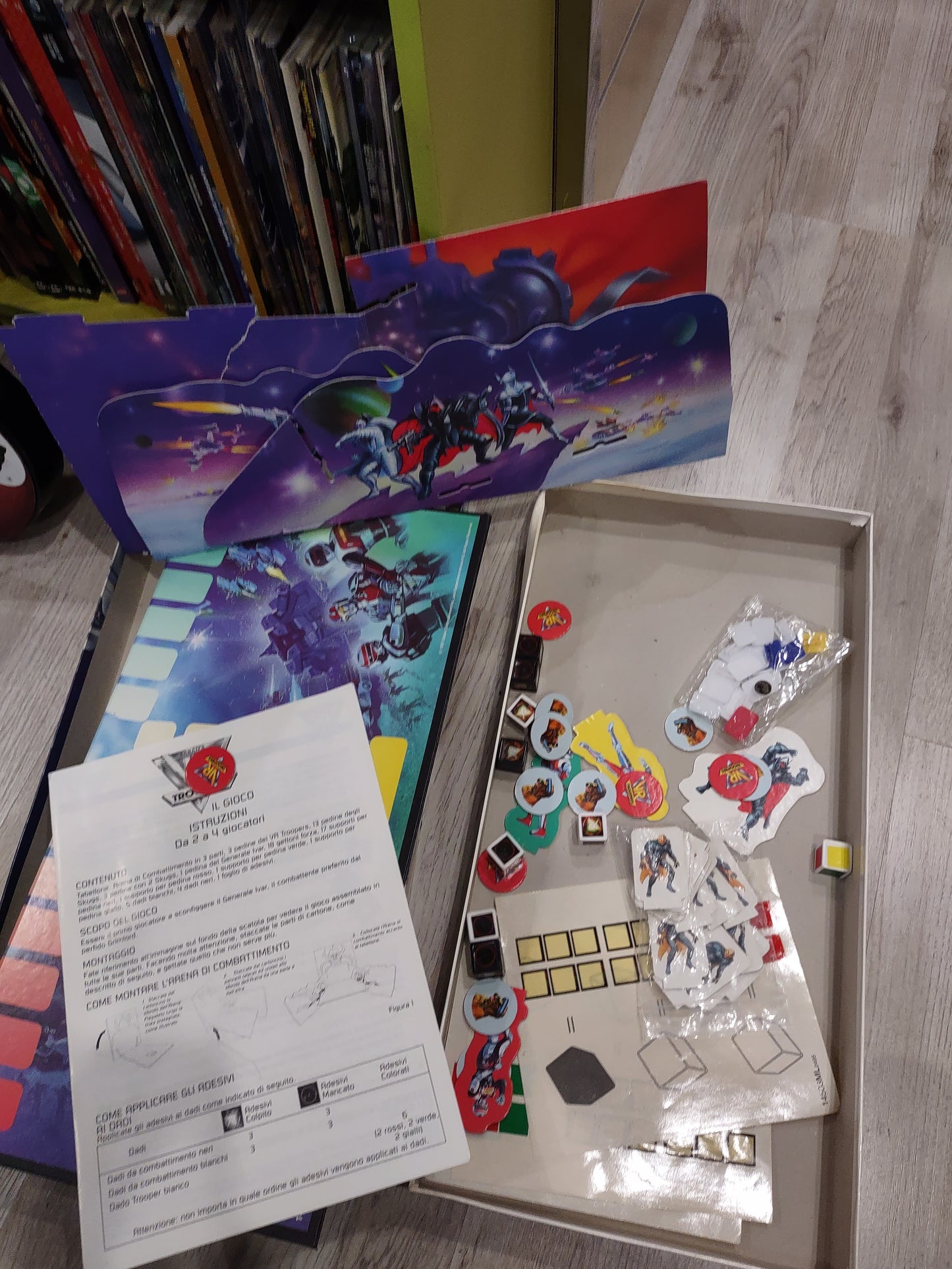 Gioco da tavolo saban's VR troopers mb giochi vintage