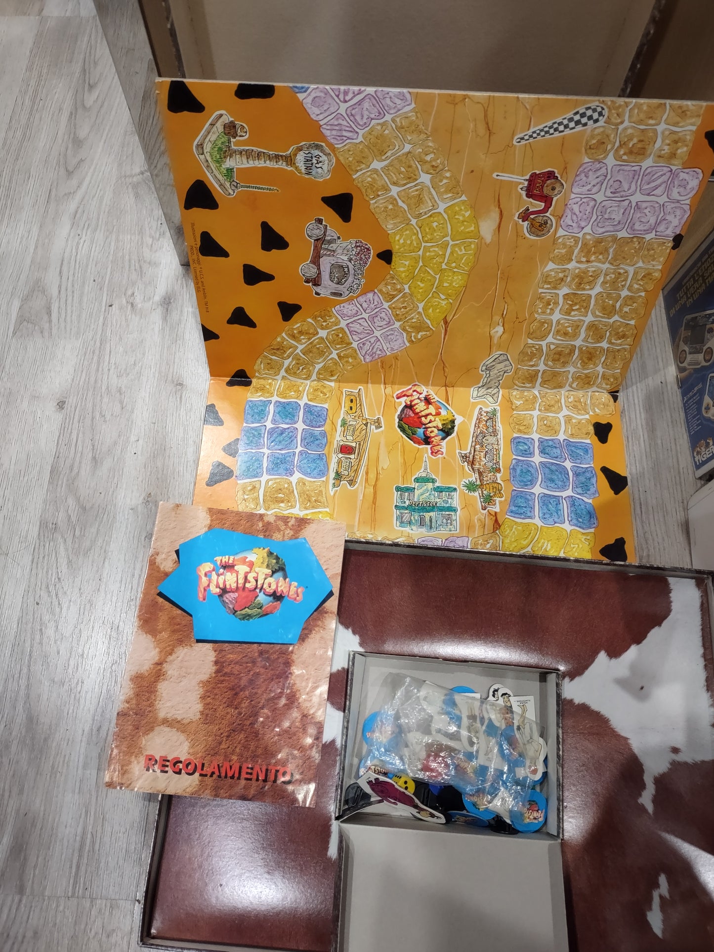 Gioco da tavolo Eg the flinstones la corsa più pazza della preistoria