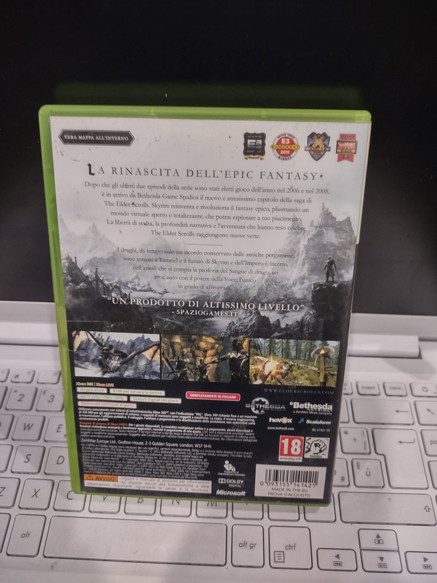 Gioco xbox 360 Skyrim