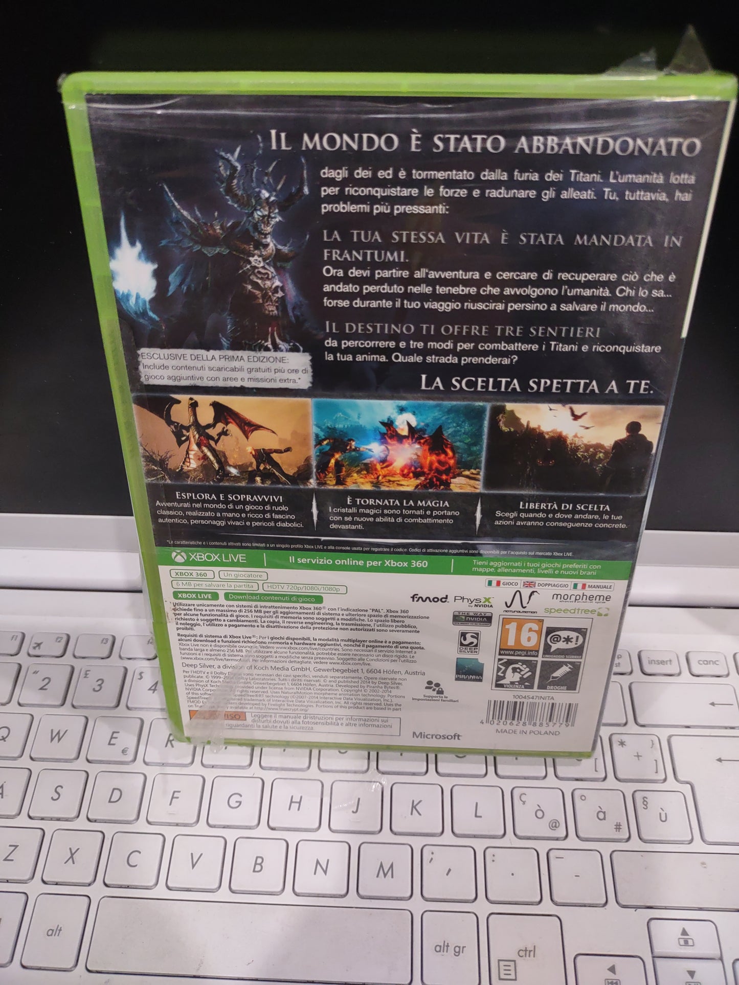 Gioco xbox 360 First edition risen 3 titan lords