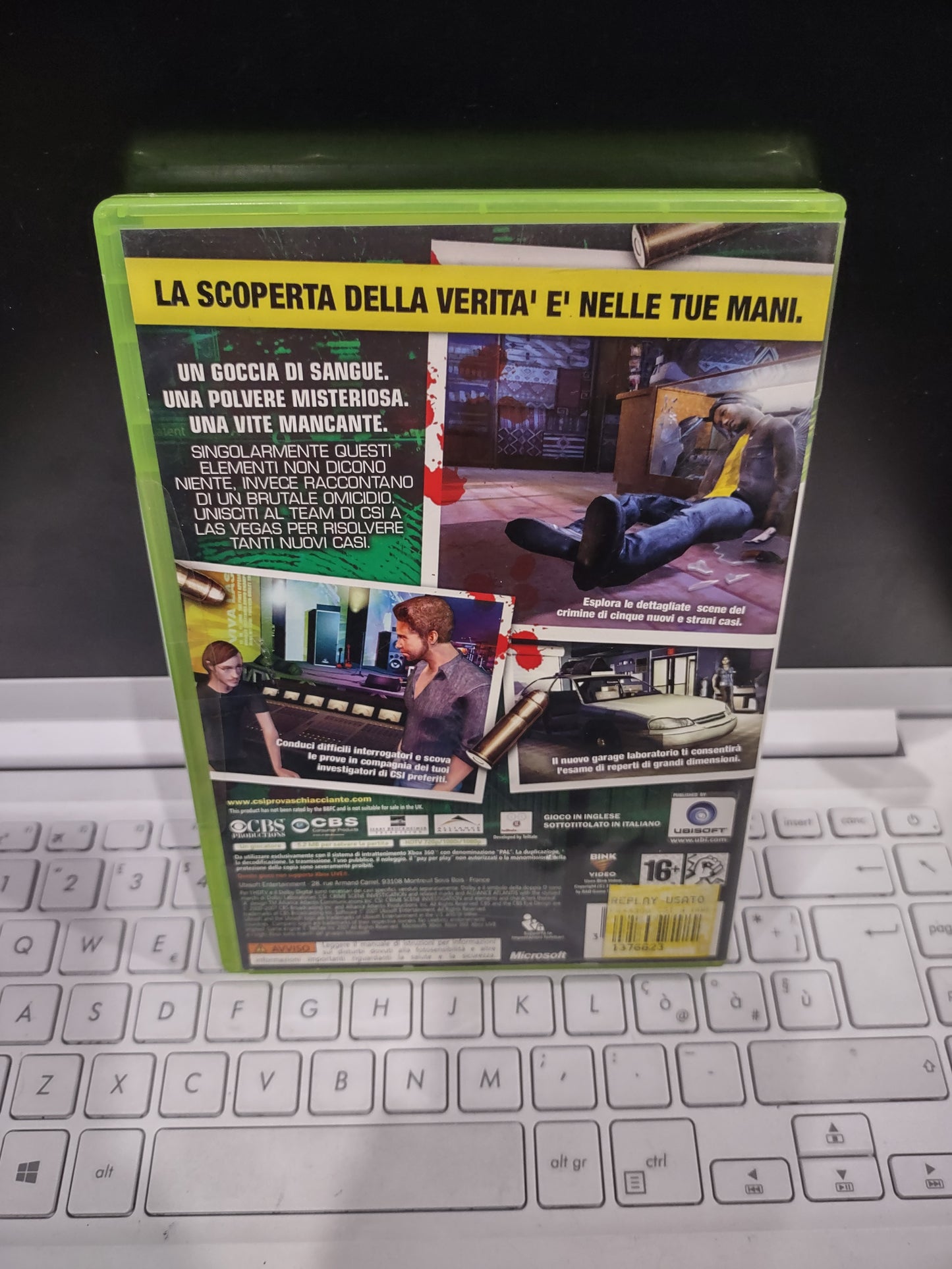 Gioco Xbox 360 CSI prova schiacciante