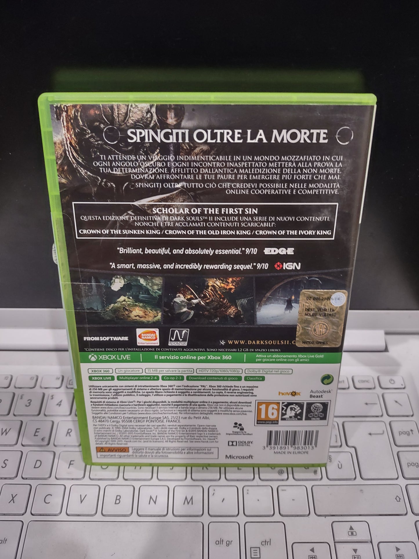 Gioco Xbox 360 dark souls 2