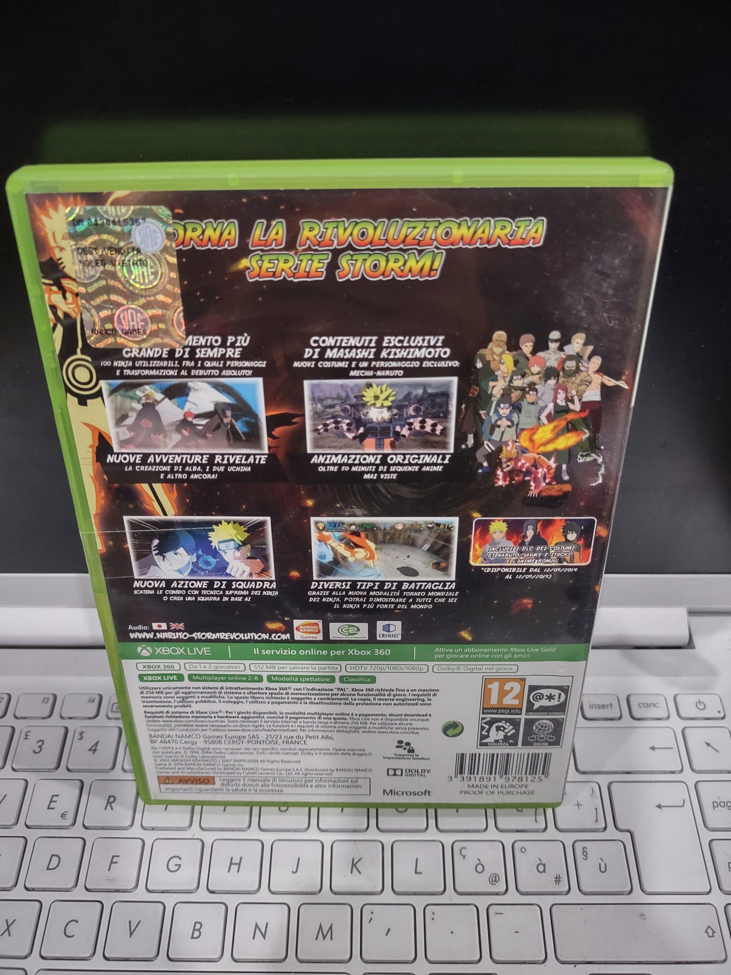 Gioco Xbox 360 Naruto Shippuden ultimate ninja storm Revolution