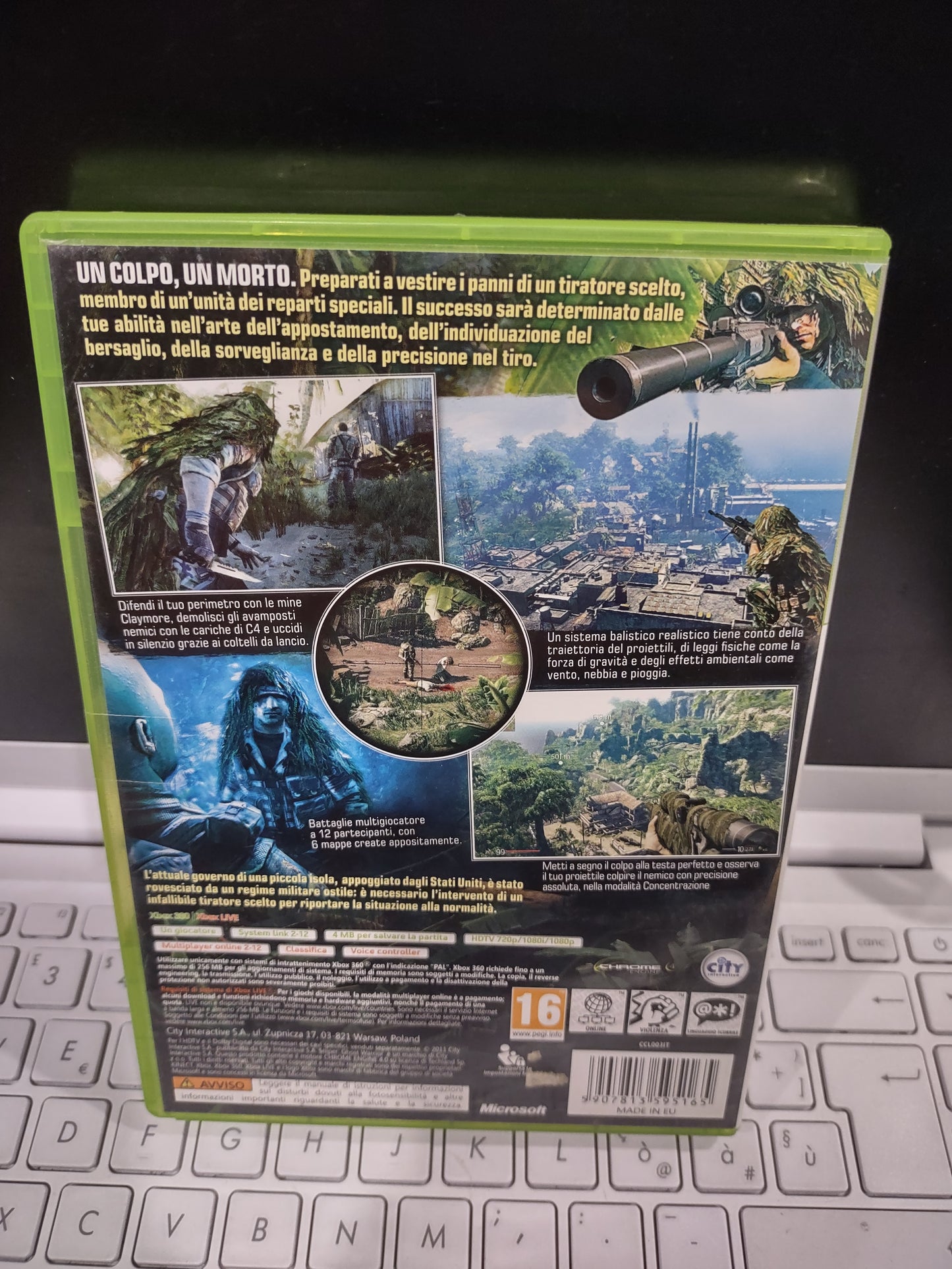 Gioco Xbox 360 sniper Ghost Warrior