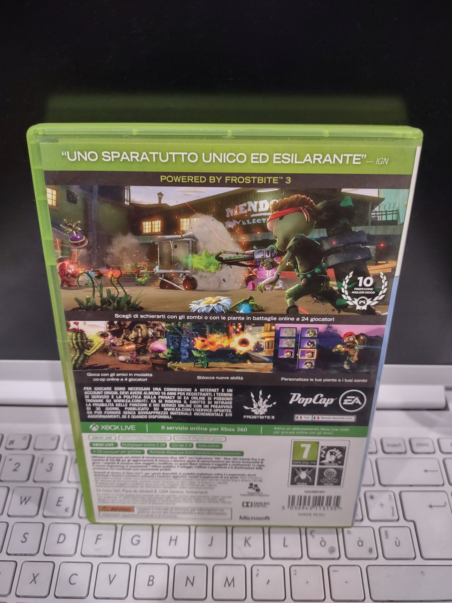 Gioco Xbox 360 plants vs zombie garden warfare