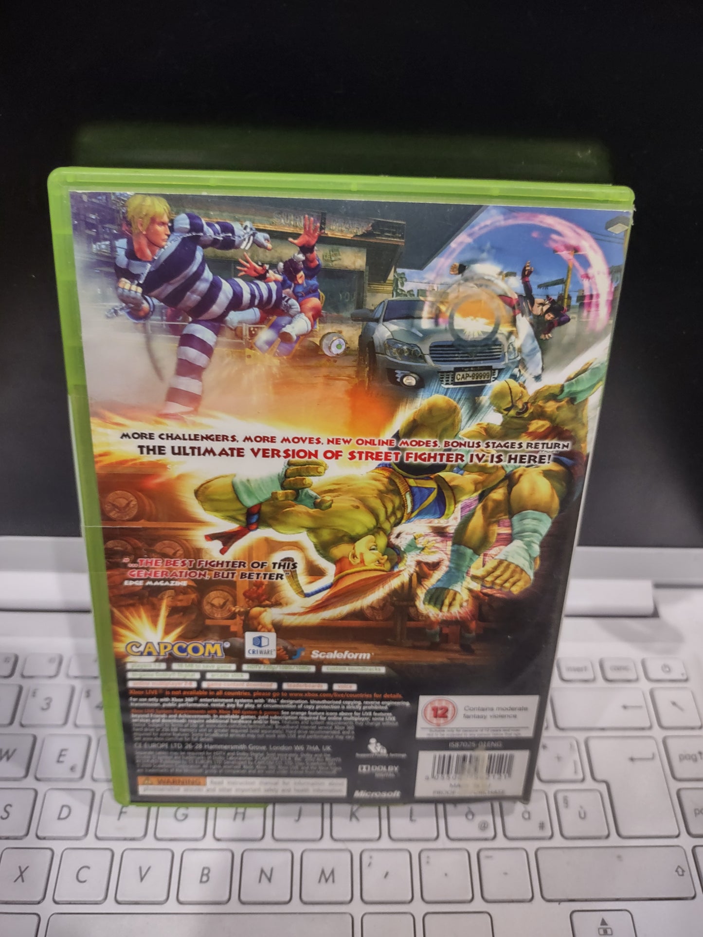 Gioco Xbox 360 super street fighter IV PAL