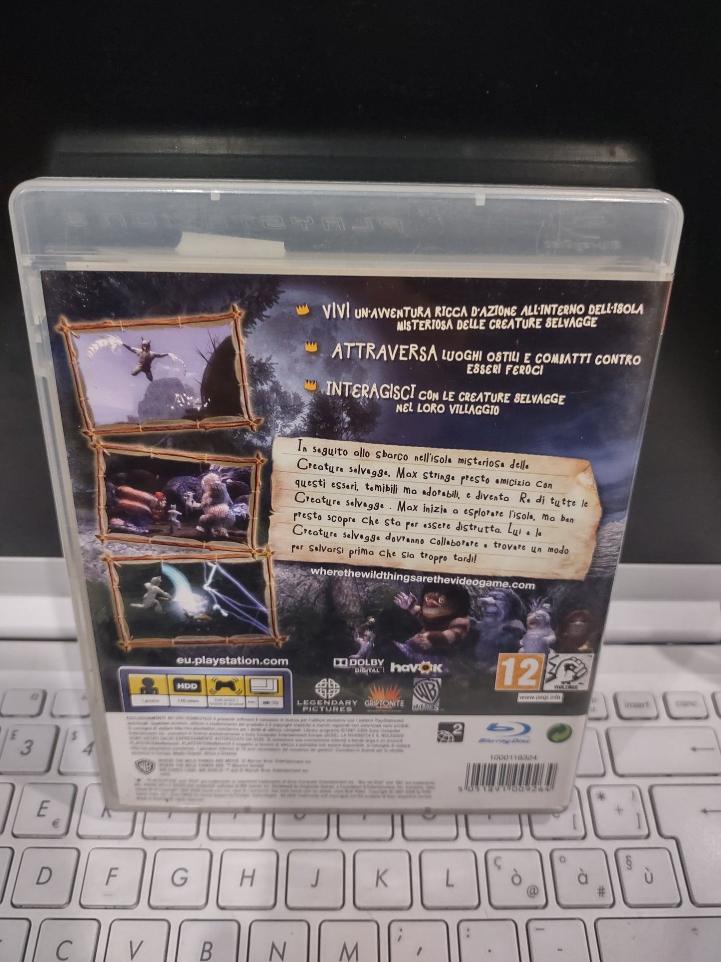 Gioco PS3 PlayStation nel Paese delle creature selvagge il videogioco