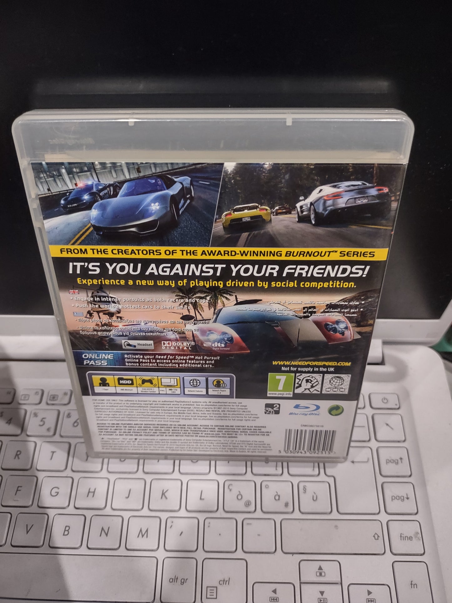 Gioco PS3 PlayStation Need for Speed hot pursuit