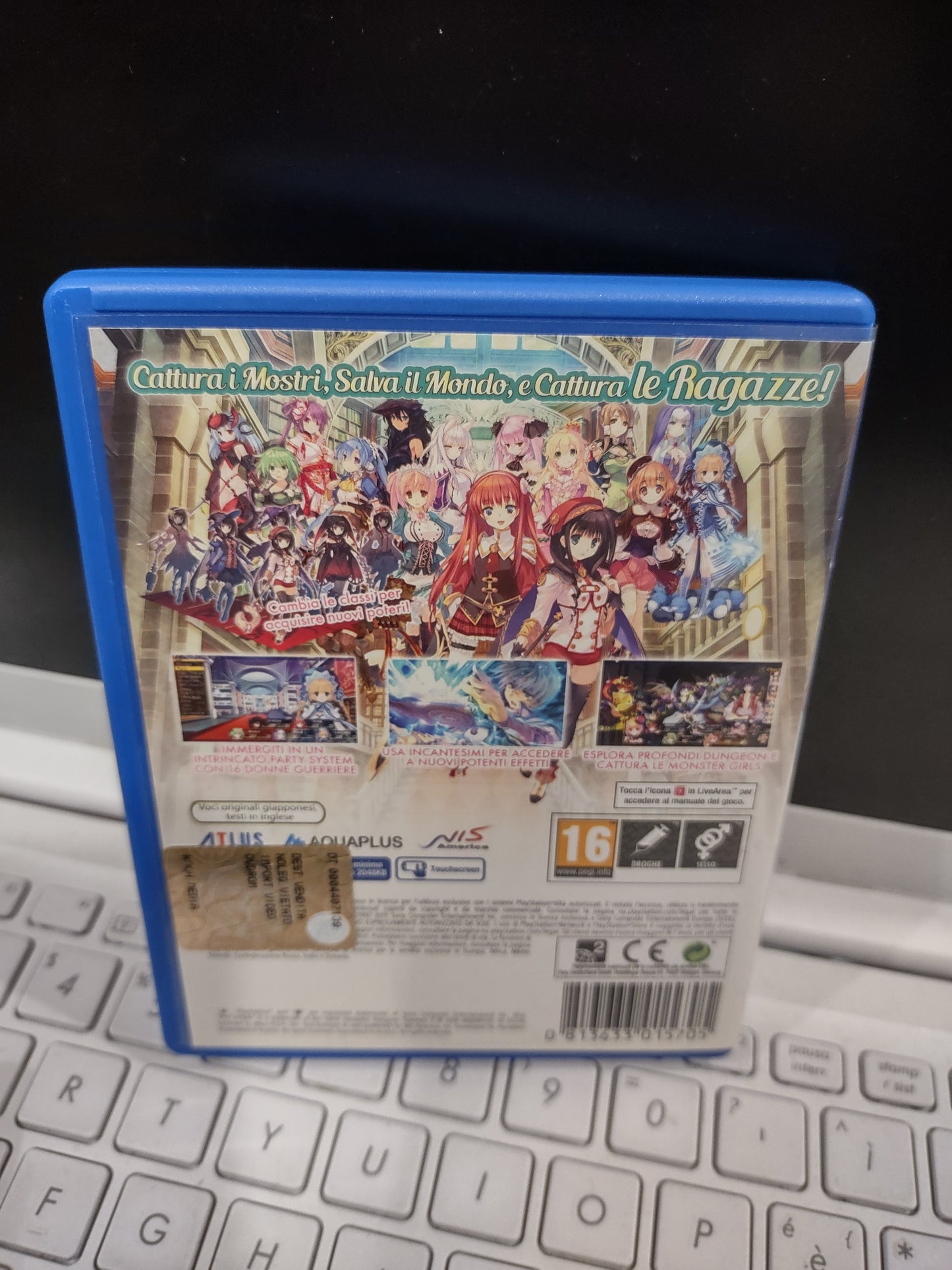 Gioco PSVita PlayStation dungeon travelers 2 royal library the Monster seal