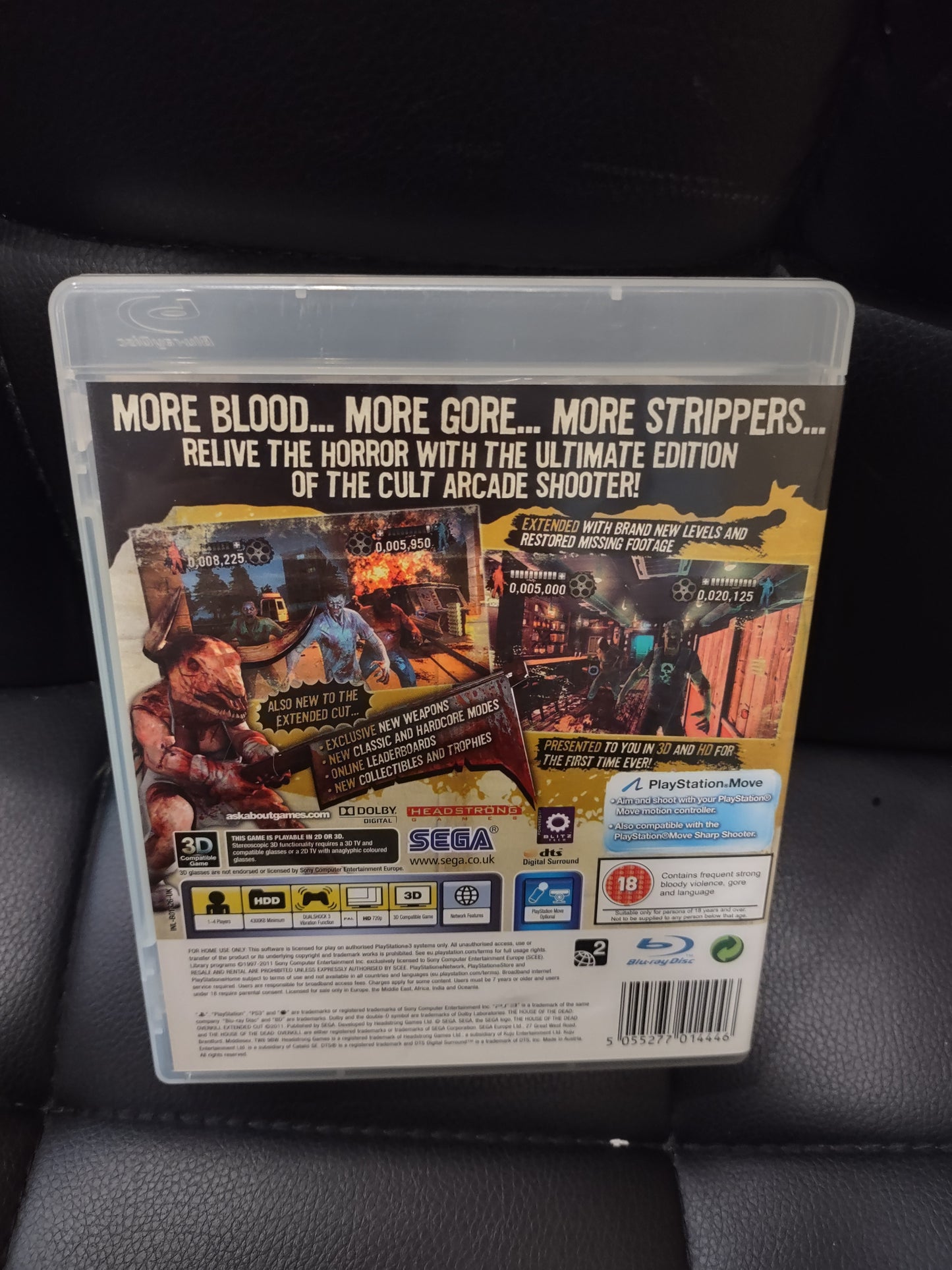 Gioco ps3 PlayStation house of dead overkill extended