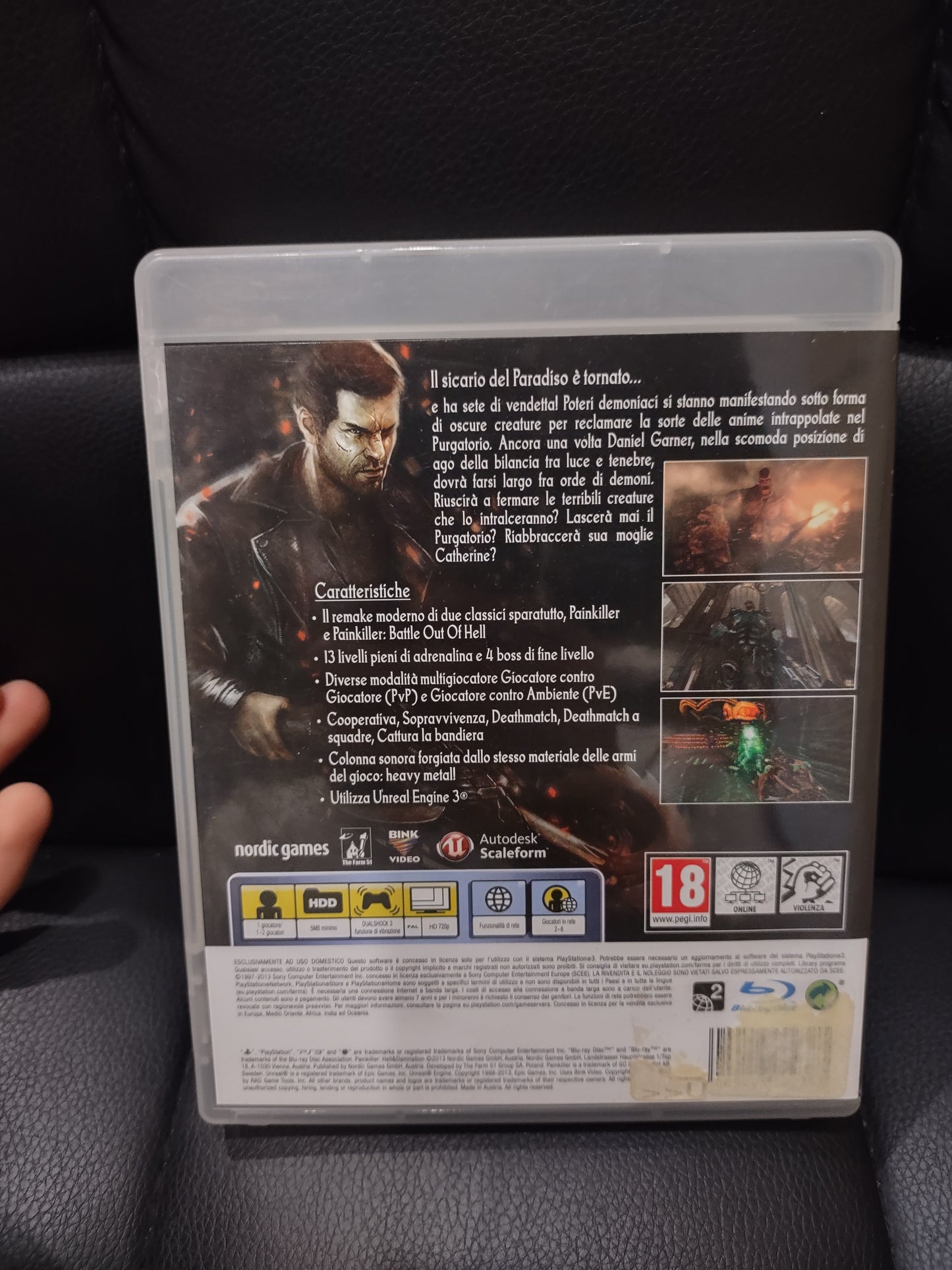 Gioco ps3 PlayStation painkiller ita