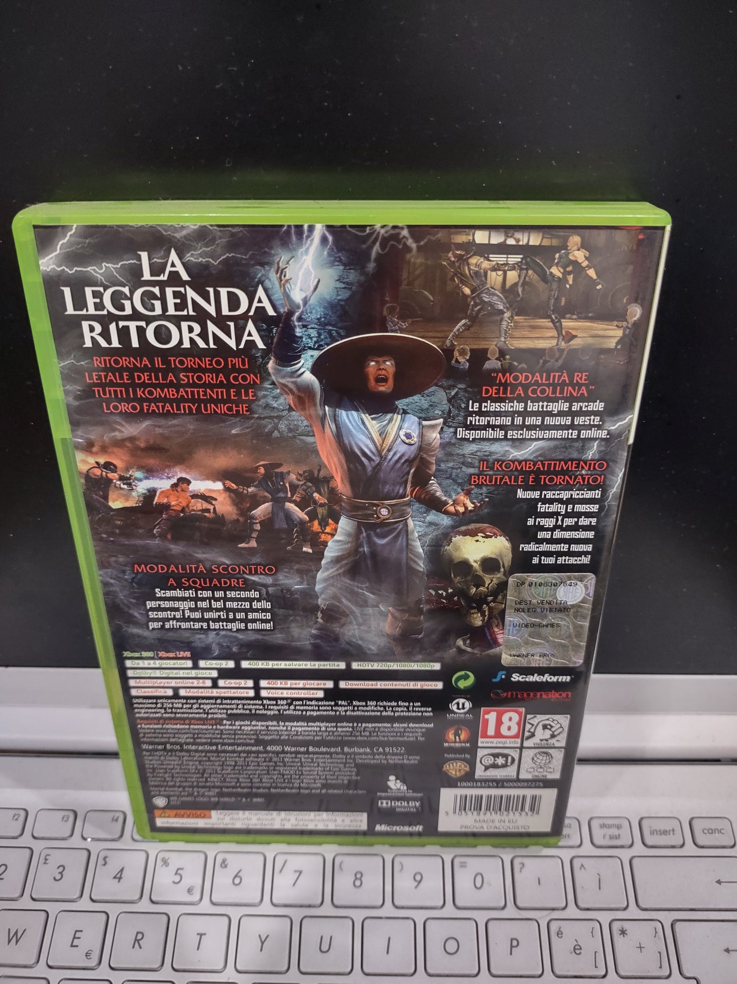 Gioco Xbox 360 mortal Kombat