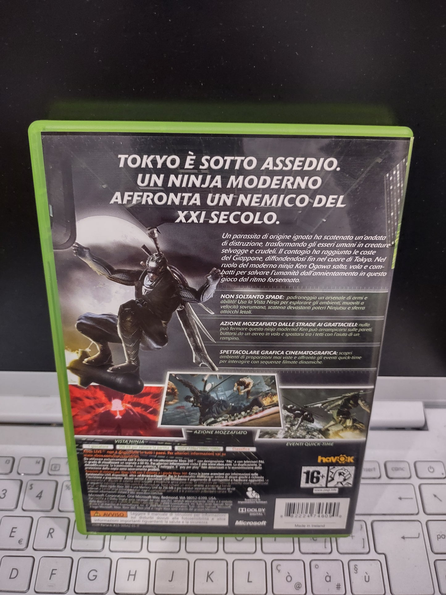 Gioco Xbox 360 esclusivo ninja Blade