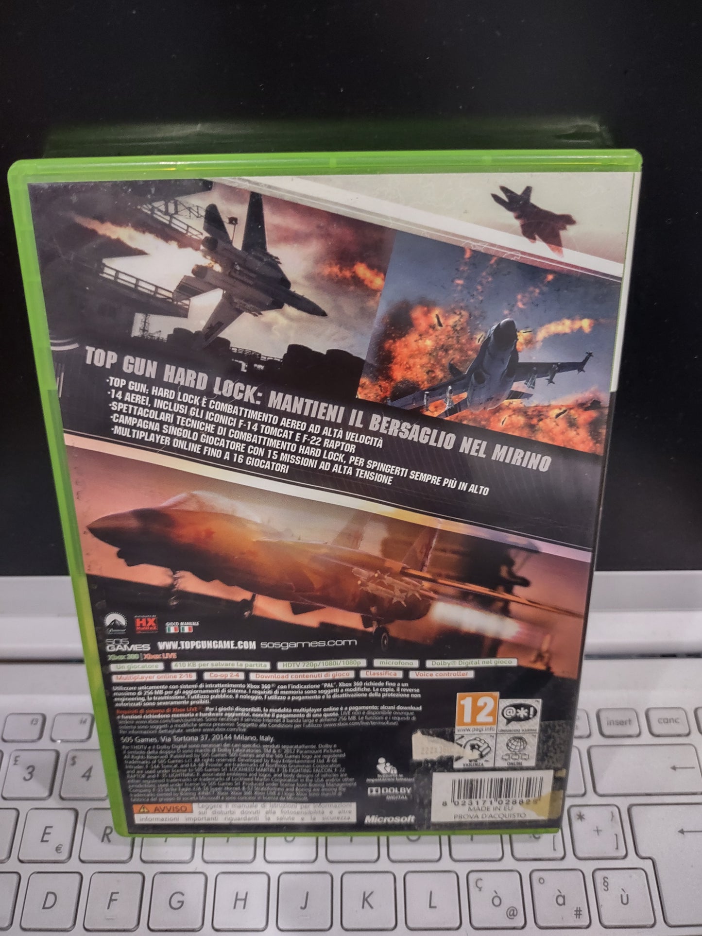 Gioco Xbox 360 top gun