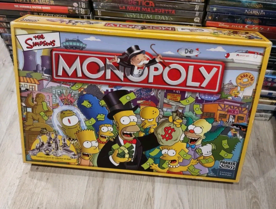 Monopoly The Simpsons Parker Raro Hasbro Interno Nuovo Versione Fr