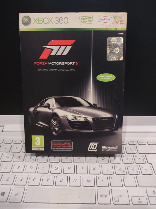 Gioco Xbox 360 forza Motorsport 3 edizione limitata da collezione