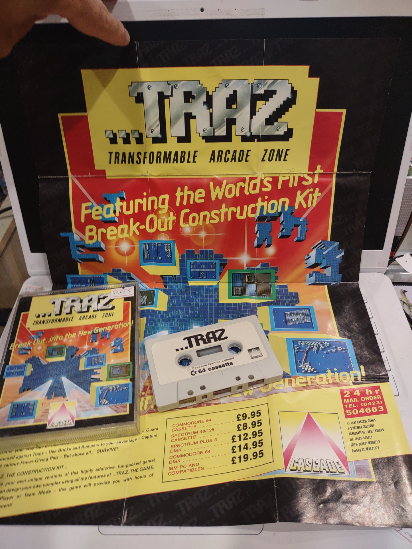 Gioco computer commodore 64 traz transformable arcade zone