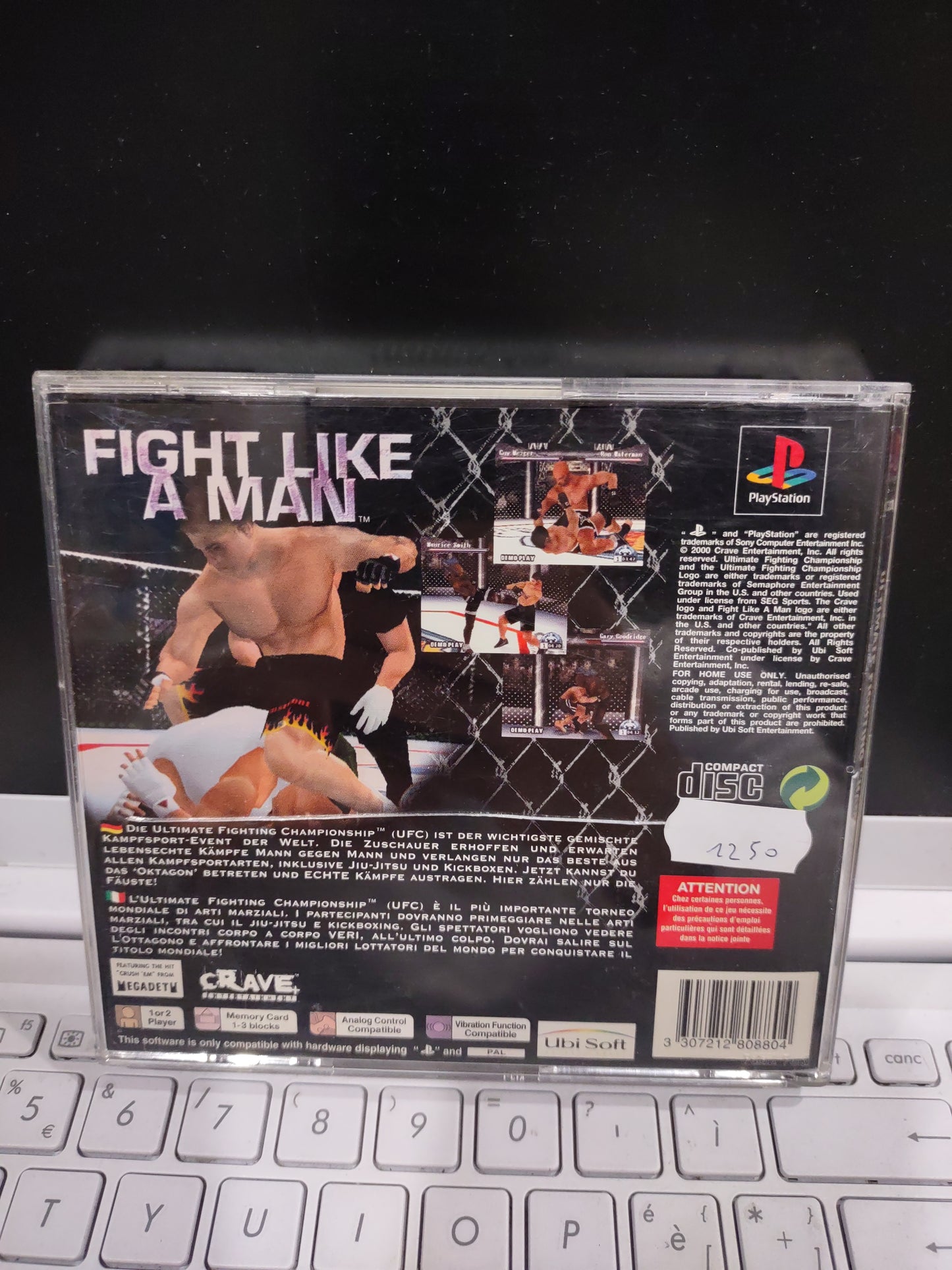 Gioco PlayStation PS1 UFC ultimate fighting Championship