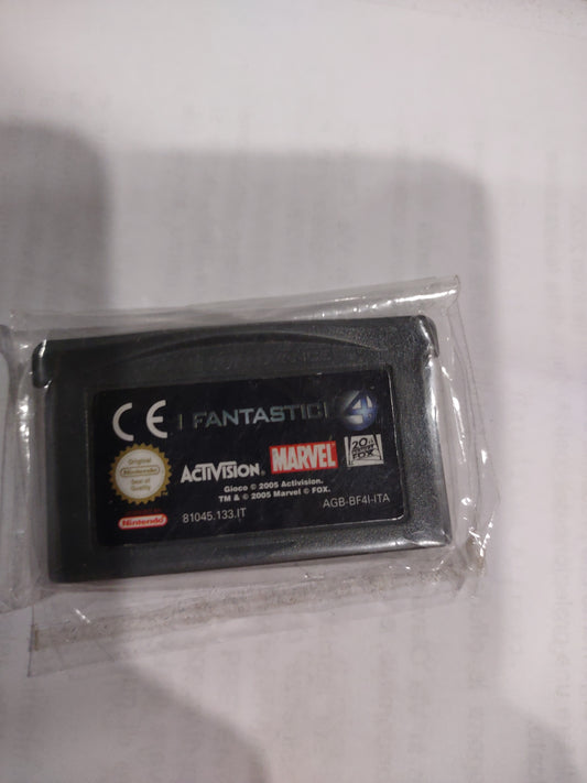 Gioco Nintendo gameboy Advance i fantastici 4 Marvel