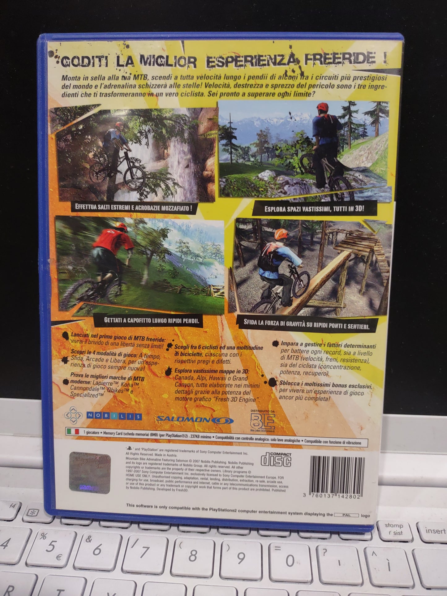 Gioco PlayStation PS2 Mountain bike adrenaline