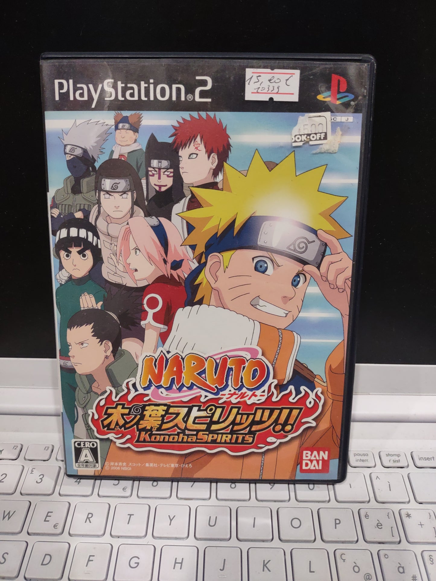 Gioco PS2 PlayStation giapponese Naruto konoha spirits