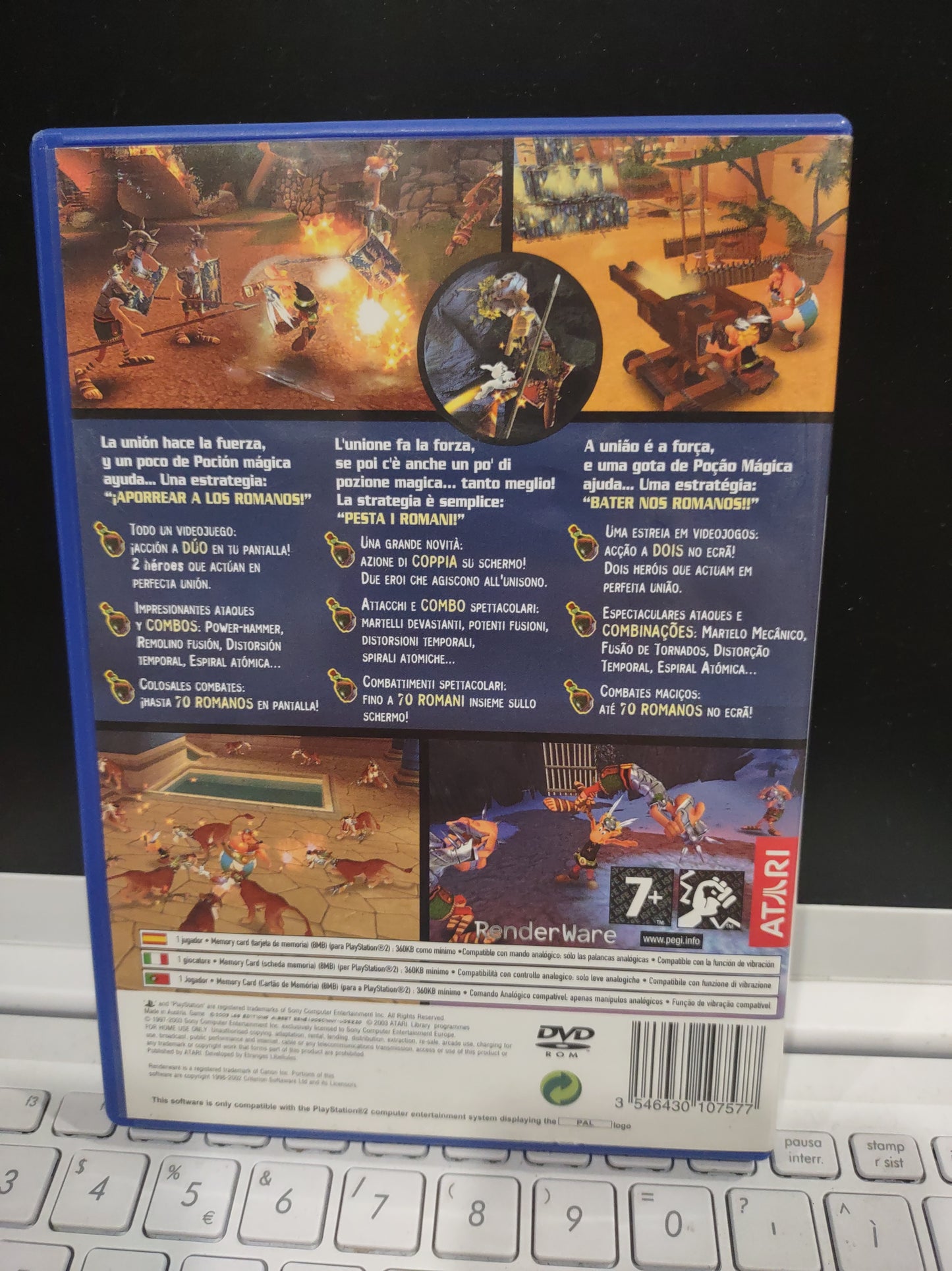 Gioco PS2 PlayStation Asterix e Obelix xxl