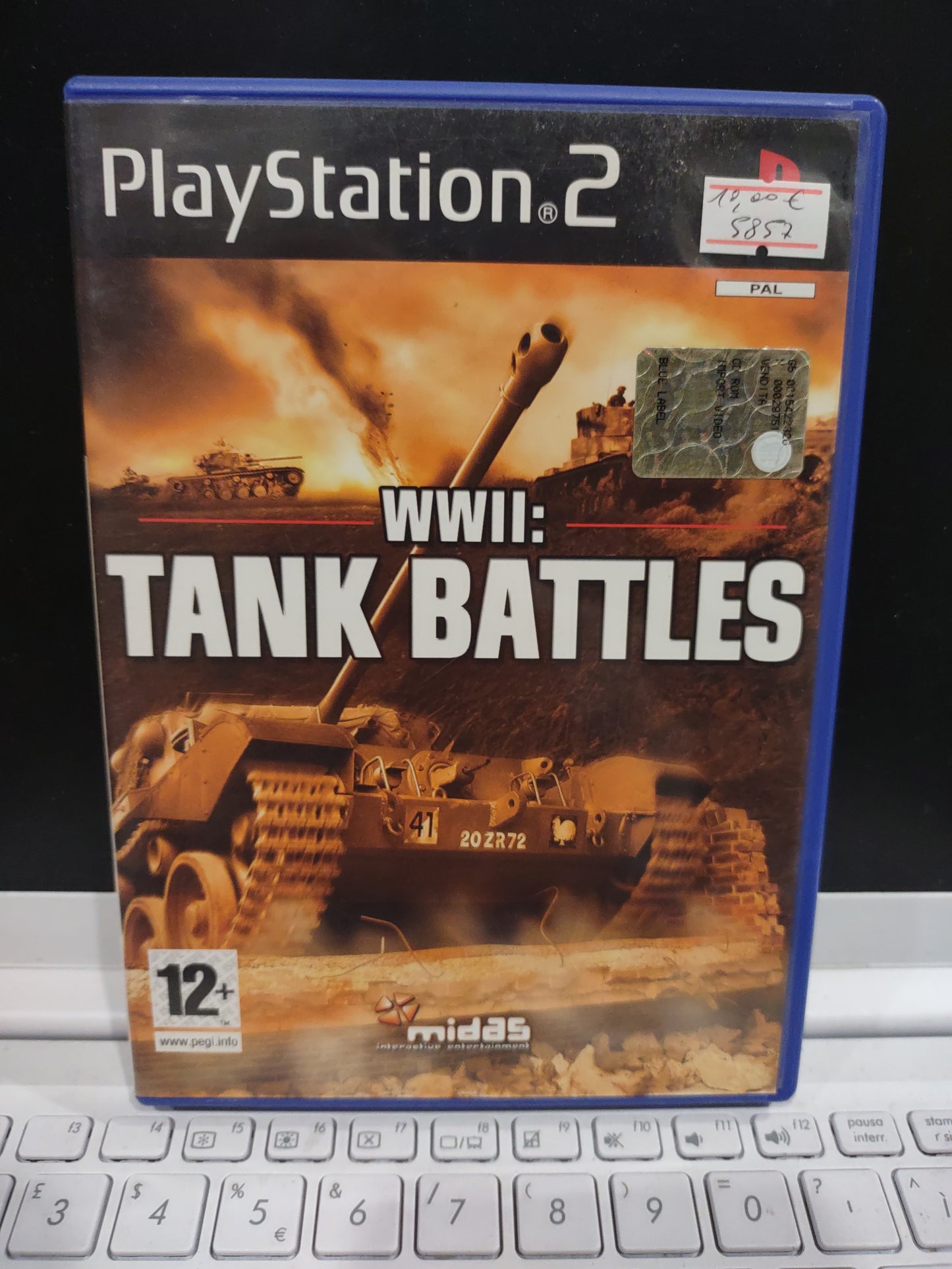 Gioco PS2 PlayStation WWII: TANK BATTLES