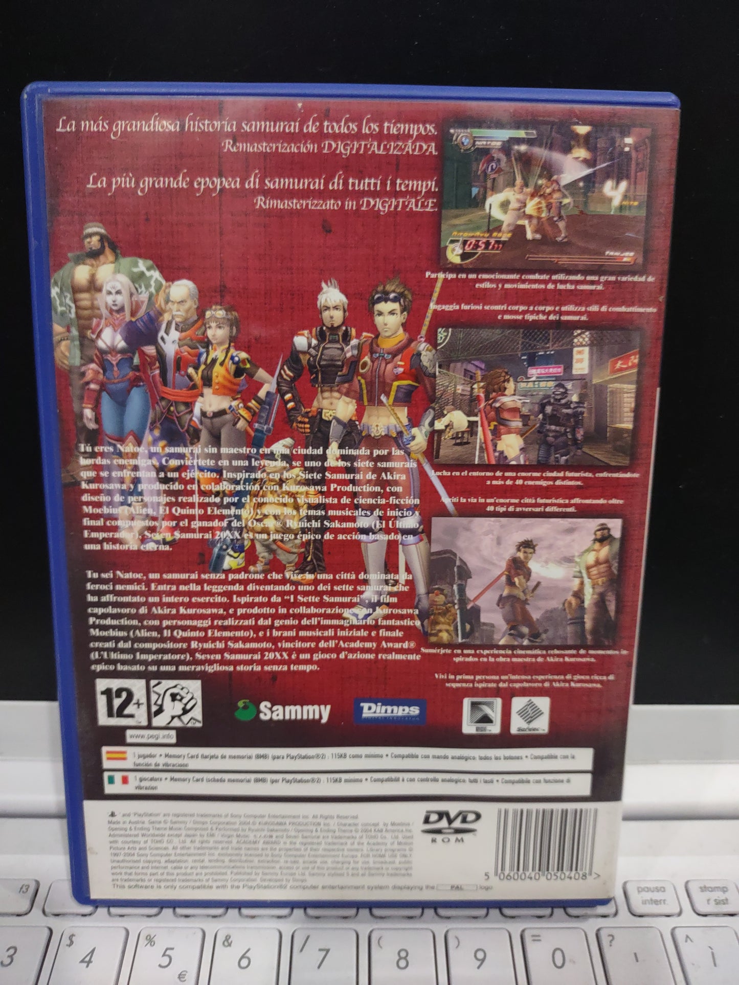 Gioco PS2 PlayStation Seven samurai 200xx