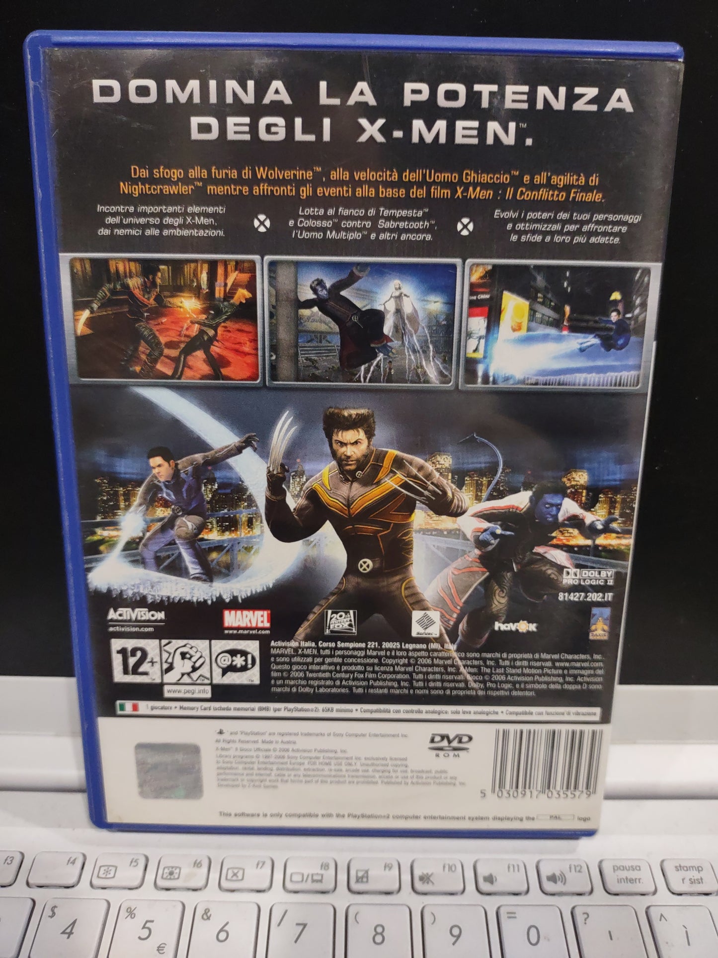 Gioco PS2 PlayStation x-men il gioco ufficiale