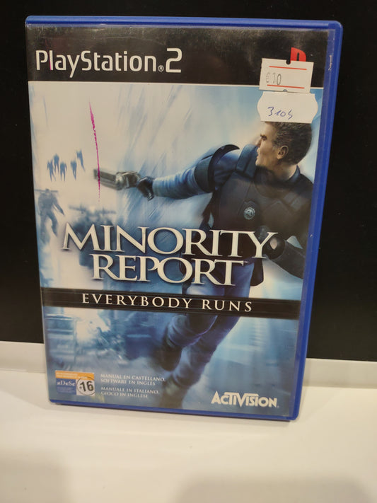 Gioco PlayStation PS2 minority report everybody runs