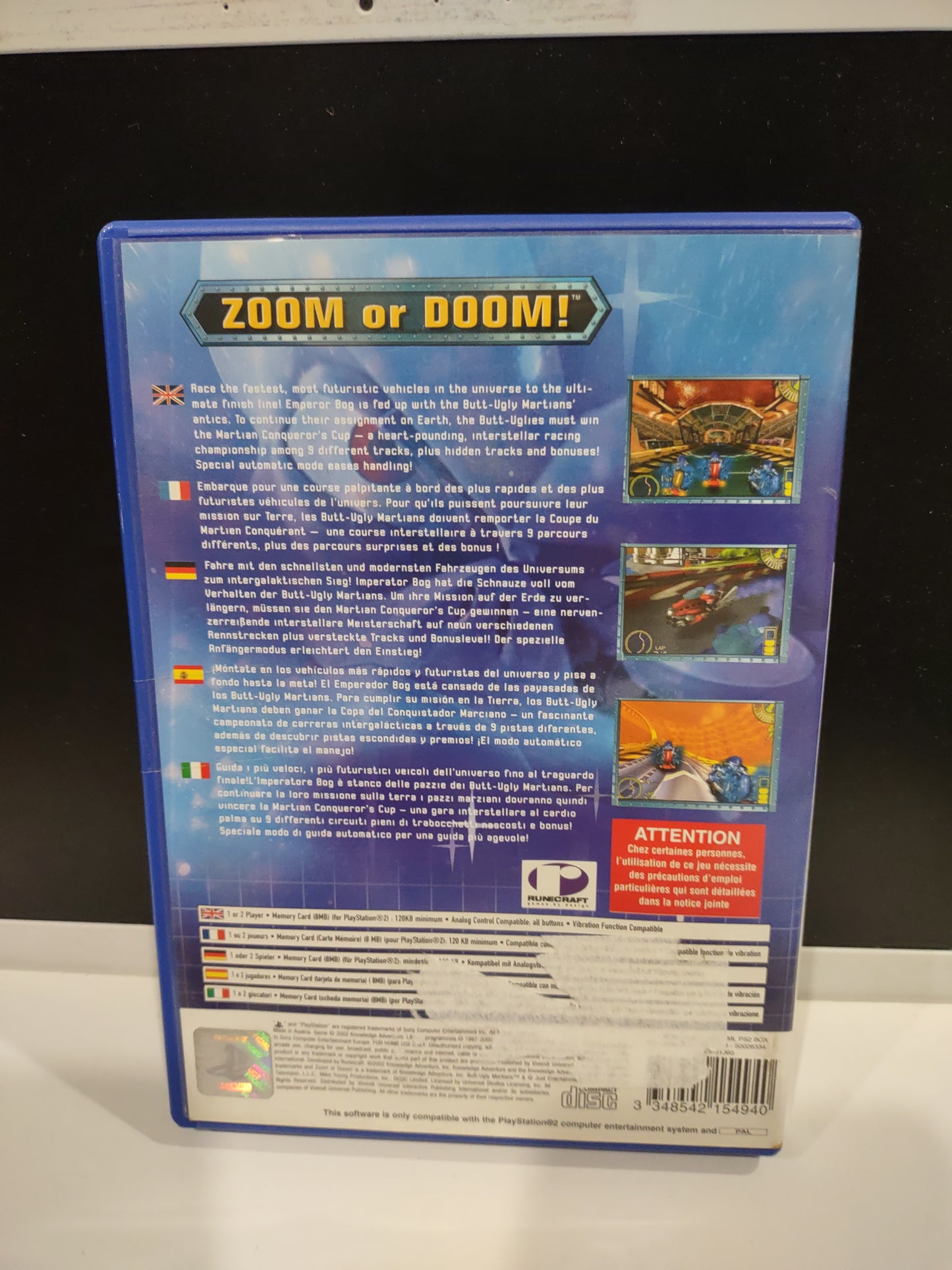 Gioco PlayStation PS2 zoom of Doom