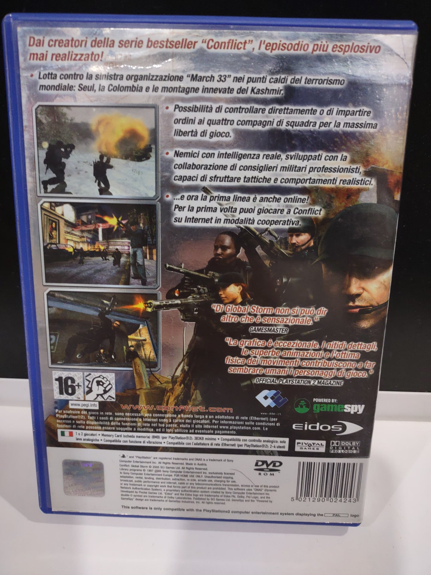 Gioco PlayStation PS2 conflict global storm