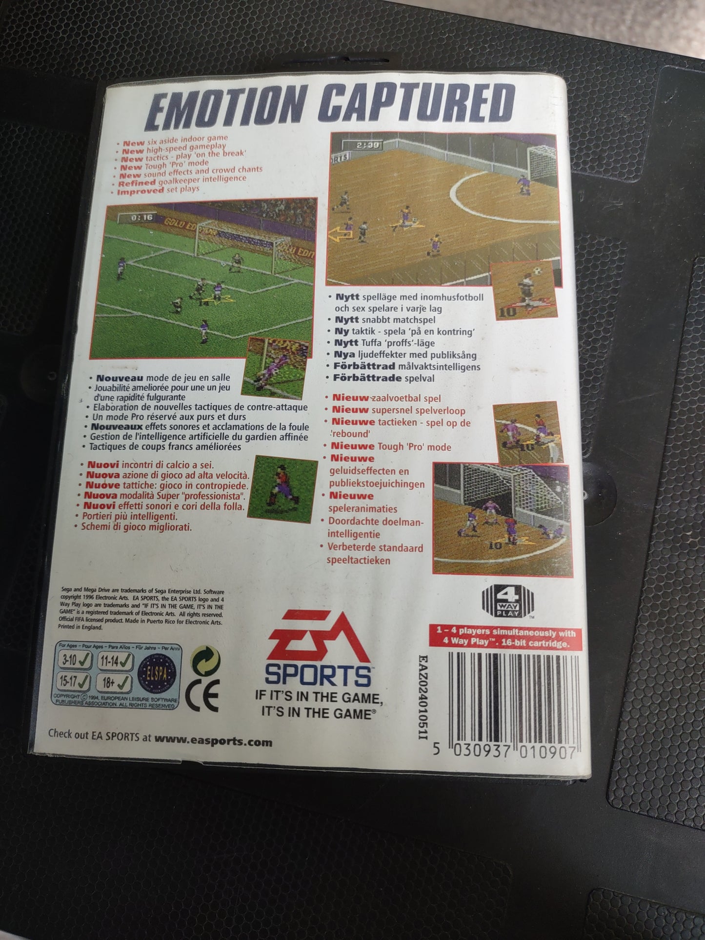 Gioco Sega Mega drive fifa soccer 97