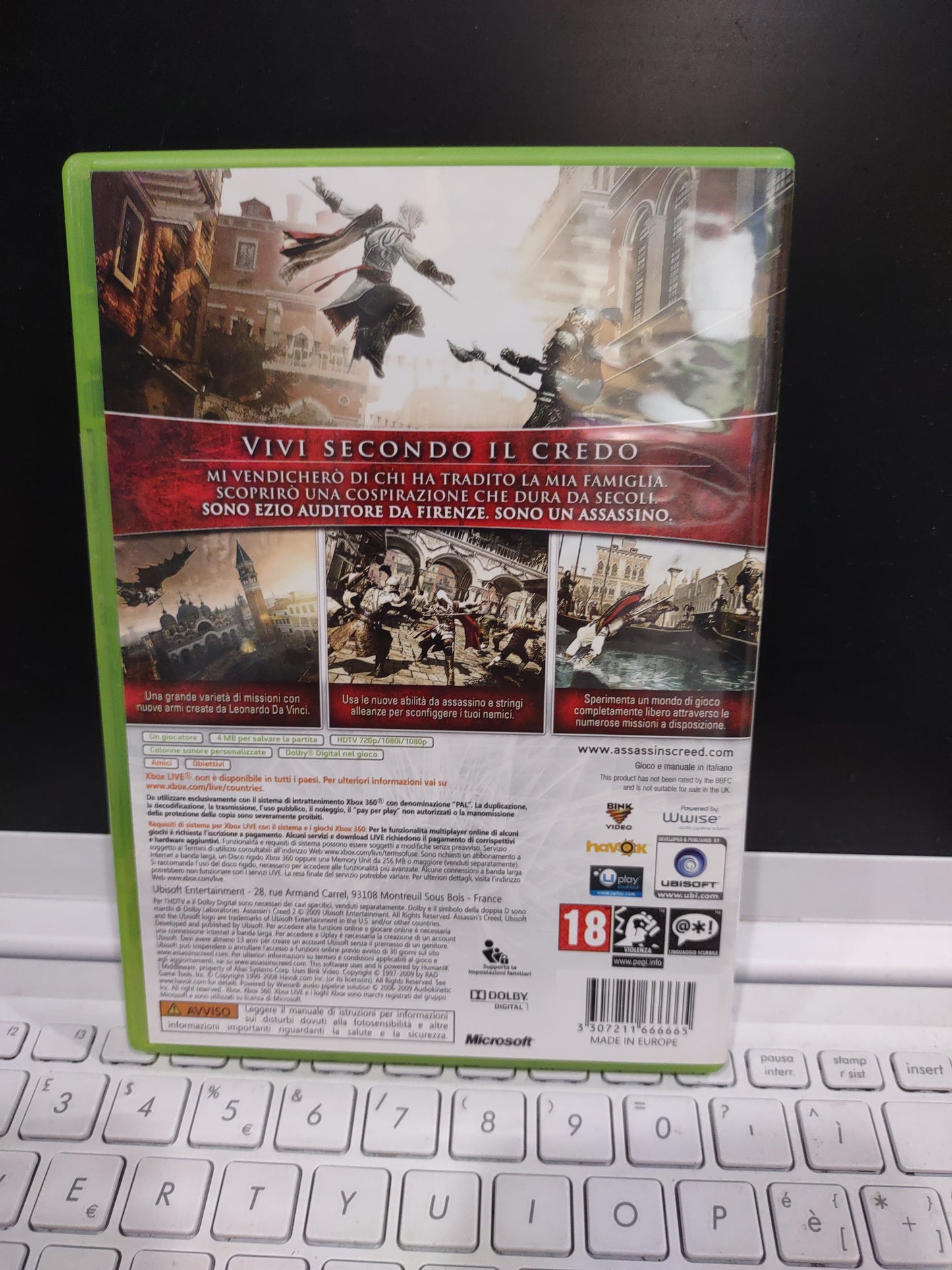 Un gioco Xbox 360 Assassin's Creed II