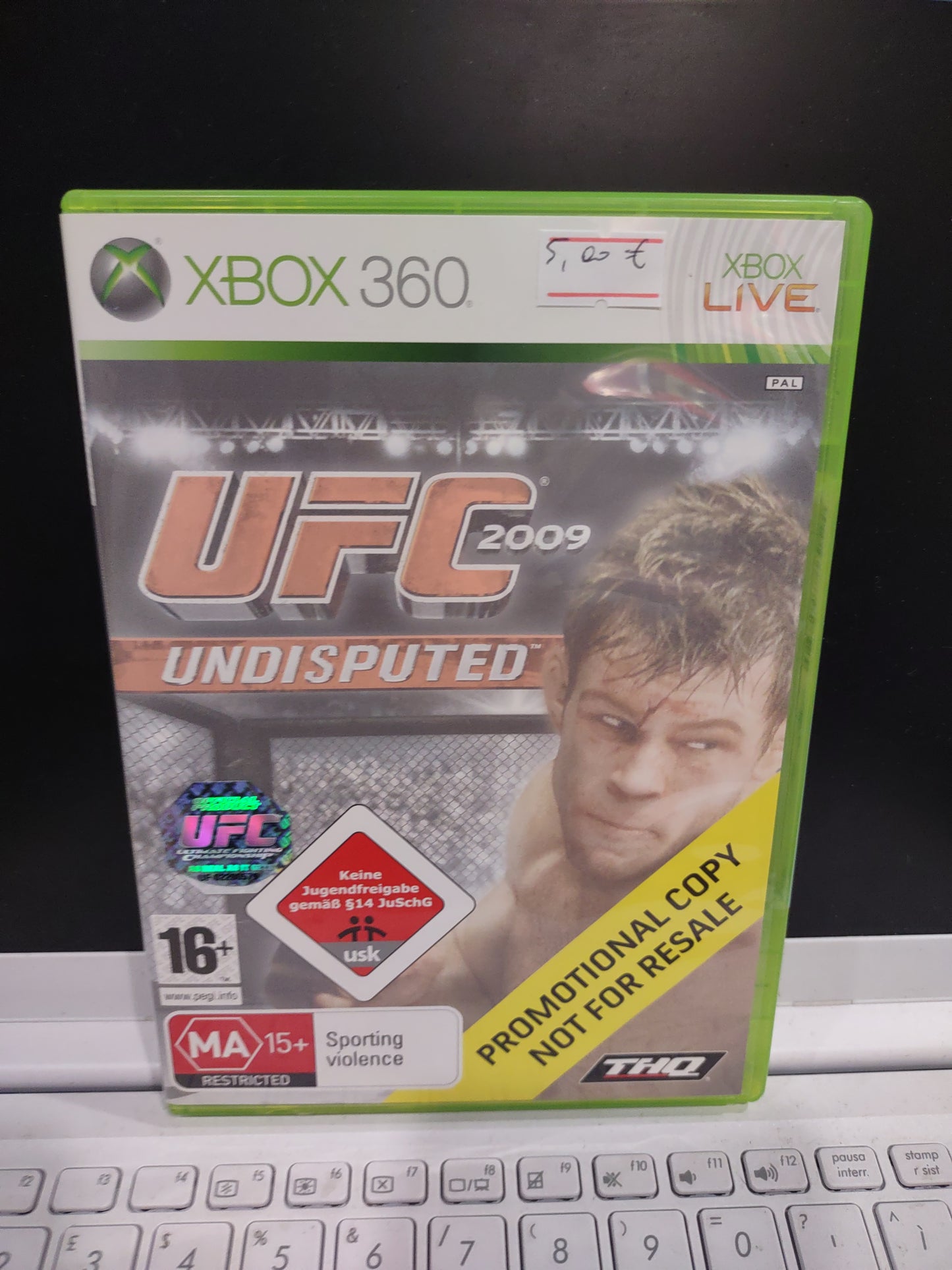 Gioco Xbox 360 promotional Copy UFC undisputed 2009