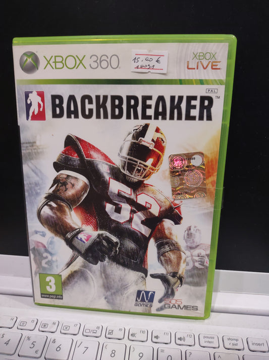 Gioco Xbox 360 backbreaker PAL ITA