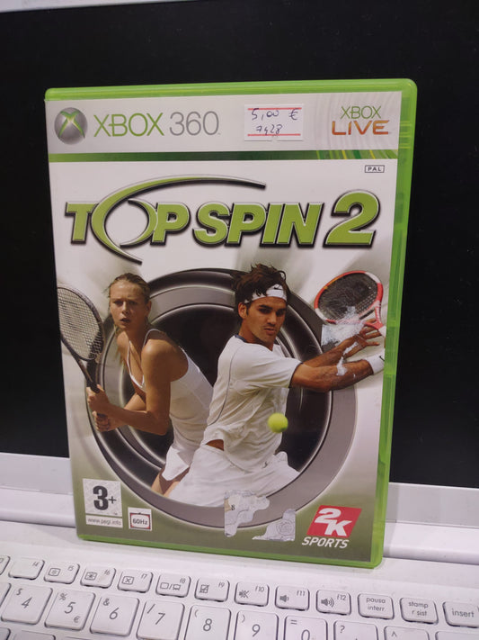 Gioco Xbox 360 tennis top spin 2 ita