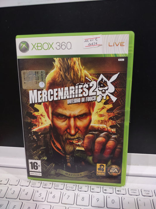 Gioco Xbox 360 mercenaries 2 Inferno di fuoco