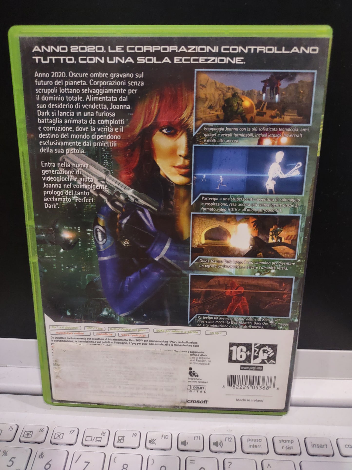 Gioco Xbox 360 perfect dark zero