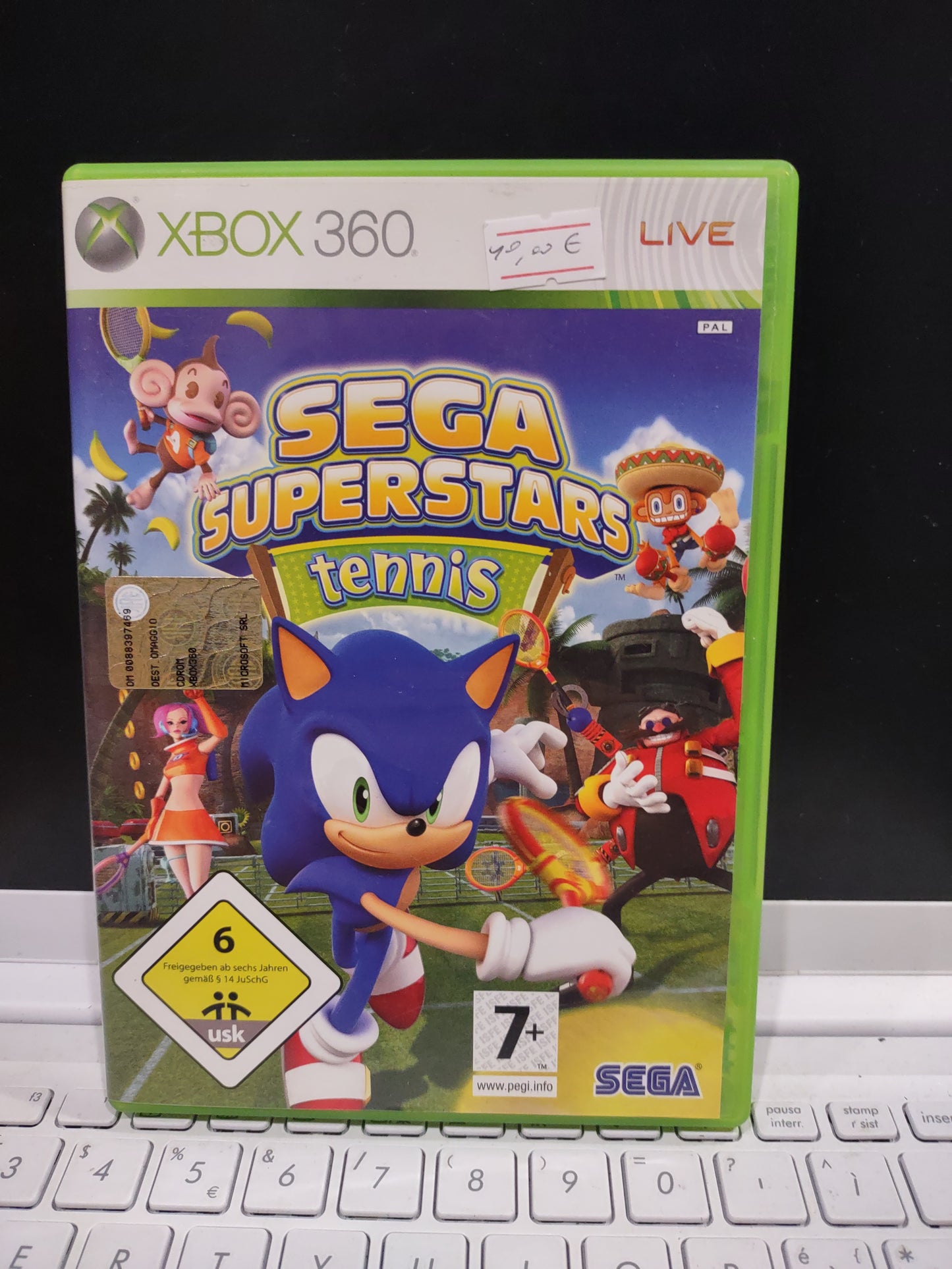 Gioco Xbox 360 sega superstars tennis Sonic