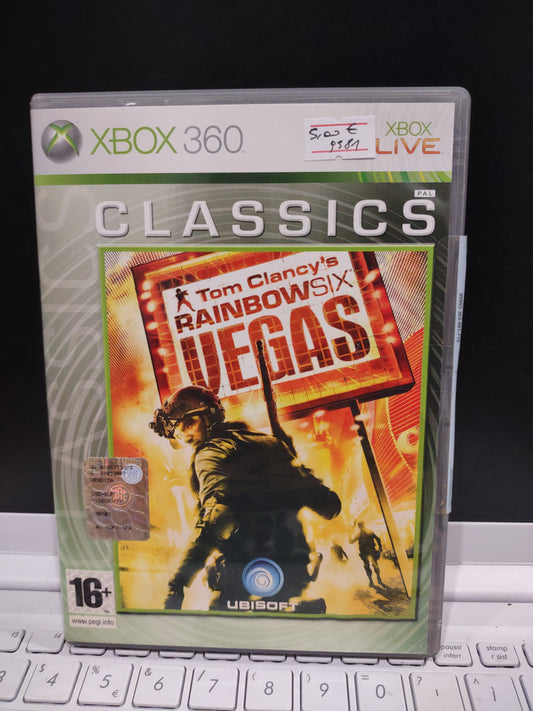 Gioco Xbox 360 Tom clancy's rainbow six Vegas