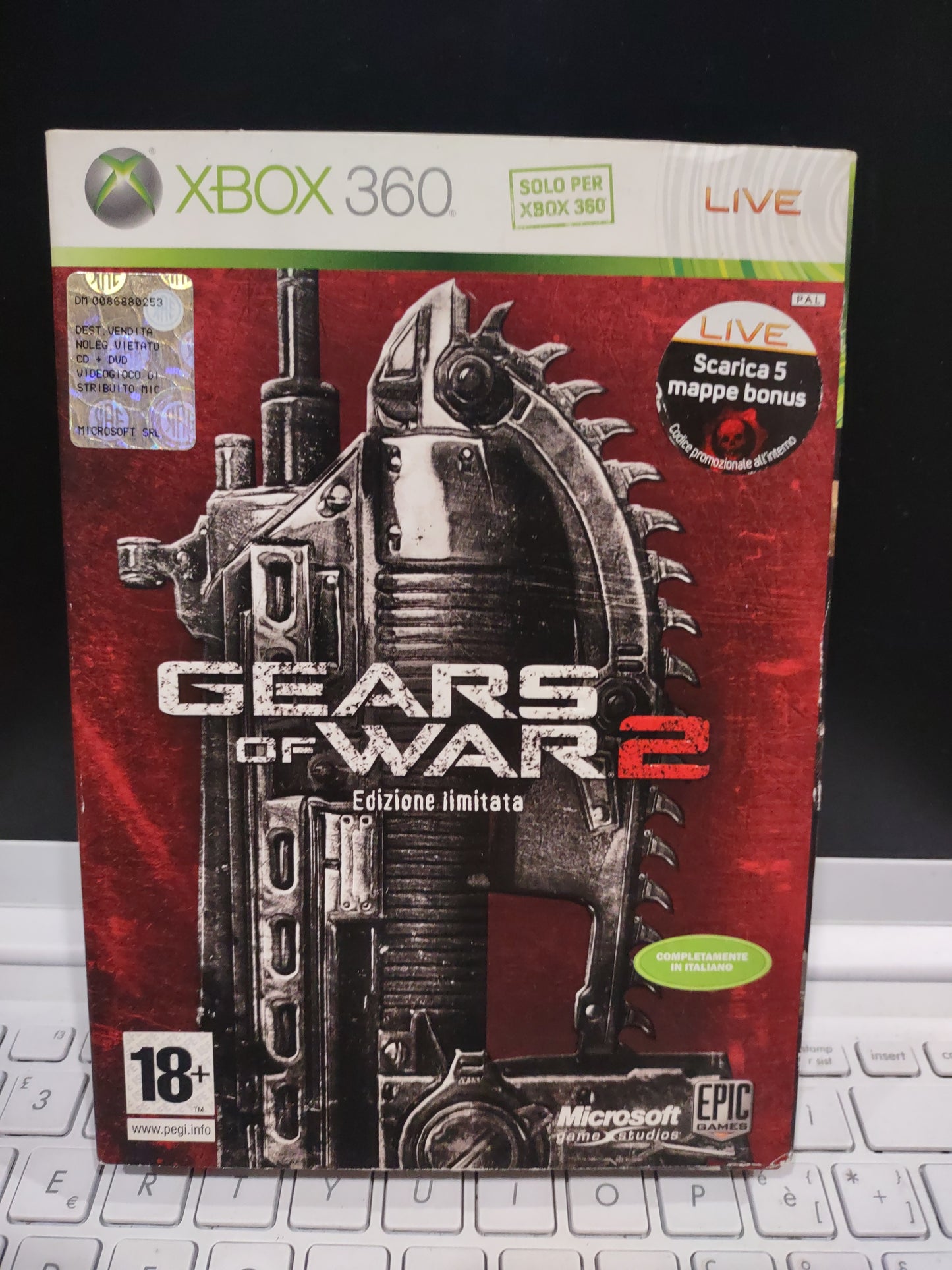 Gioco Xbox 360 gears of war 2 edizione limitata